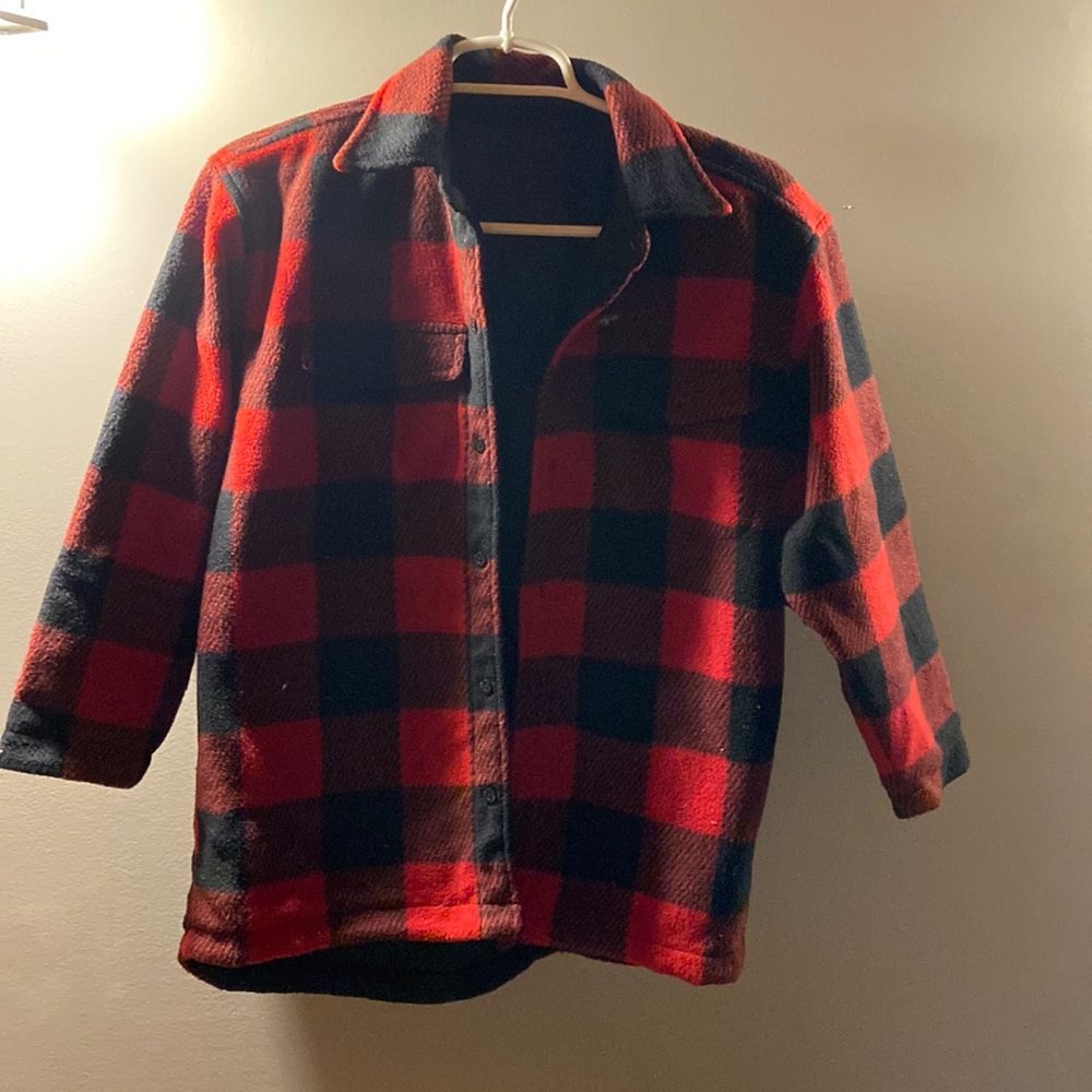 Your hunting jacket, button up
